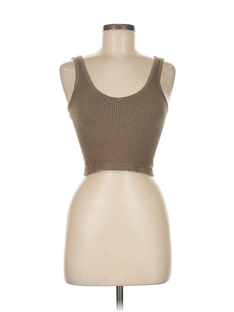 Out From Under Brown Tank Top Size M - photo 1