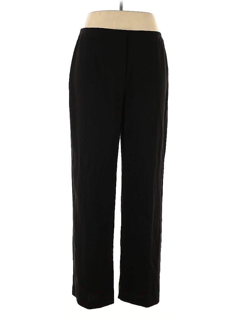 Pre-owned Karin Stevens Dress Pants In Black