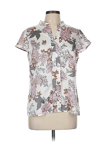 Allegra K Short Sleeve Blouse (view 1)