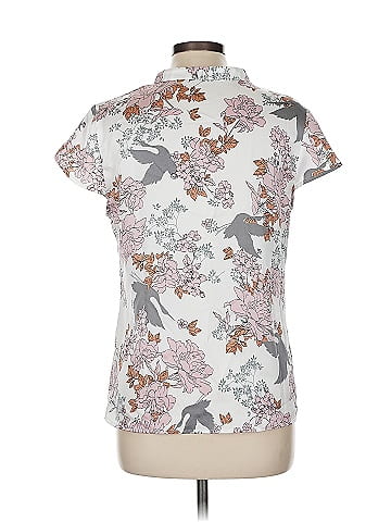 Allegra K Short Sleeve Blouse (view 2)