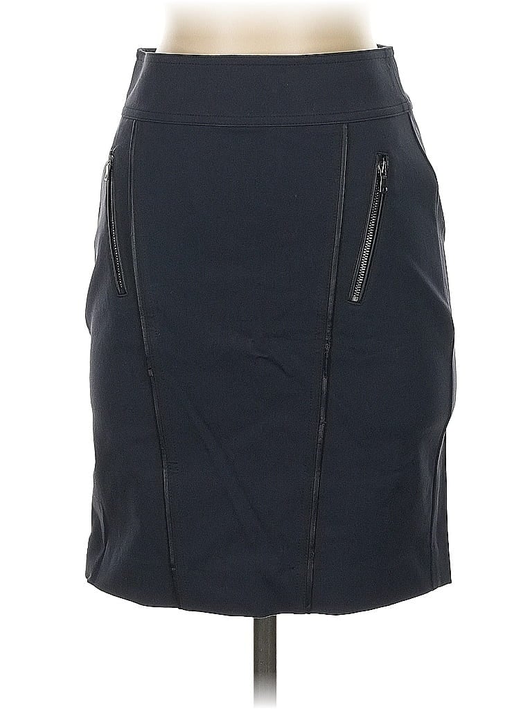 Ann Taylor Casual Skirt In Blue