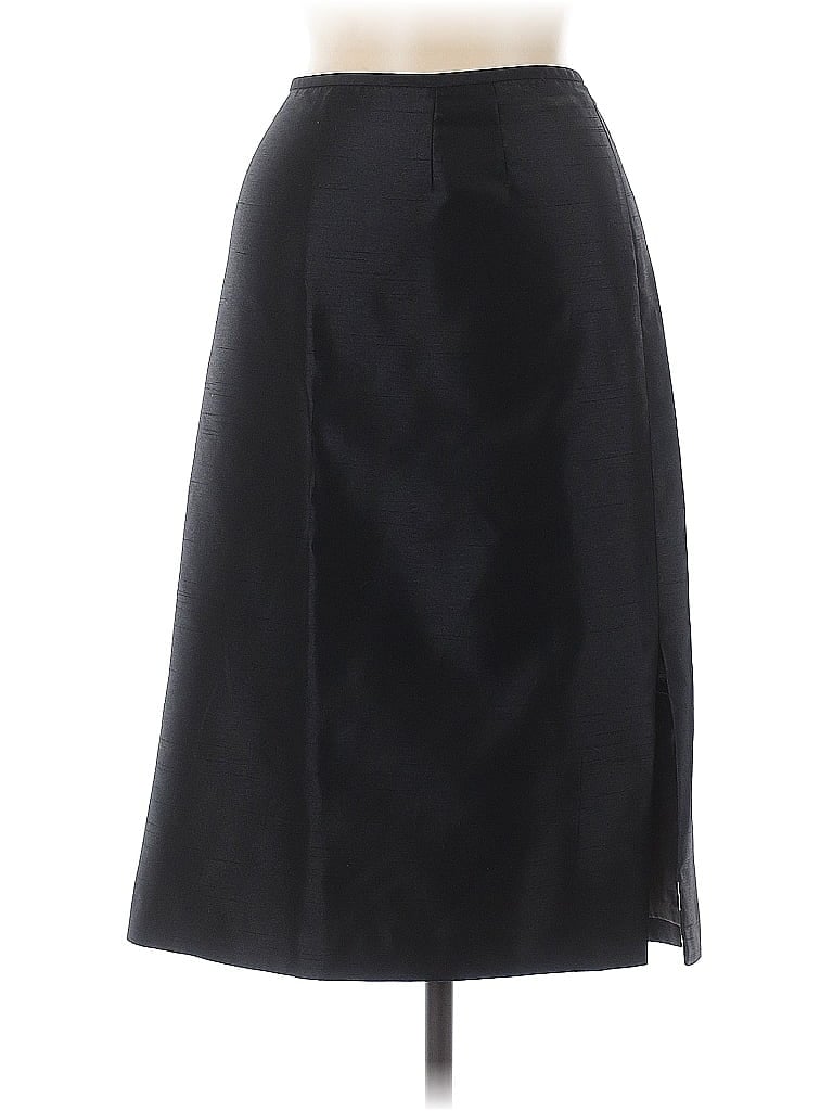 Le Suit 100% Polyester Solid Black Formal Skirt Size 16 - photo 1