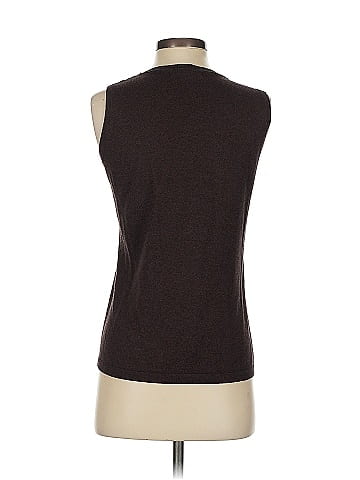 August Silk Sleeveless T-Shirt (view 2)
