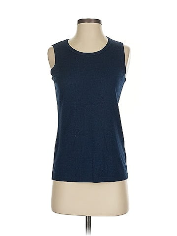August Silk Sleeveless T-Shirt (view 1)