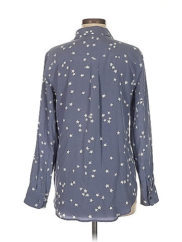 Equipment Long Sleeve Silk Top (view 2)