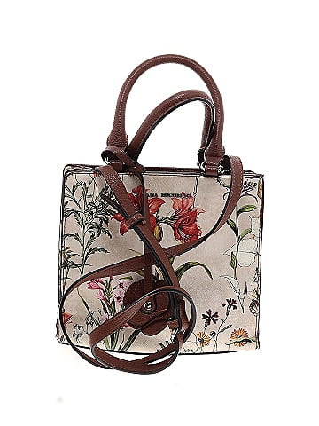 Dana Buchman Leather Satchel (view 1)