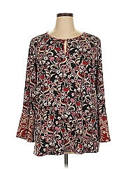 Susan Graver Long Sleeve Blouse