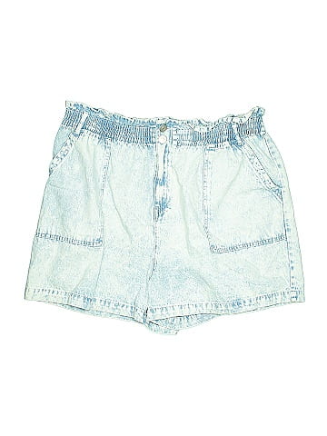 Skies Are Blue Denim Shorts (view 1)