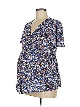 Isabel Maternity Short Sleeve Blouse