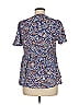 Isabel Maternity 100% Rayon Blue Short Sleeve Blouse Size M - photo 2