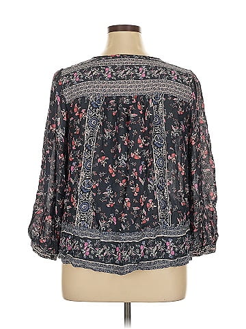 Lucky Brand 3/4 Sleeve Blouse (view 2)