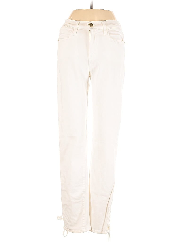 Pre-owned Frame Casual Pants In White