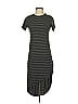 Michelle by Comune Stripes Gray Casual Dress Size XS - photo 1