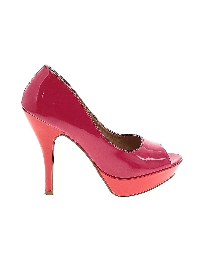 Kenneth Cole REACTION Color Block Pink Heels Size 7 1/2 - photo 1
