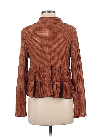Peach Love Turtleneck Sweater (view 2)
