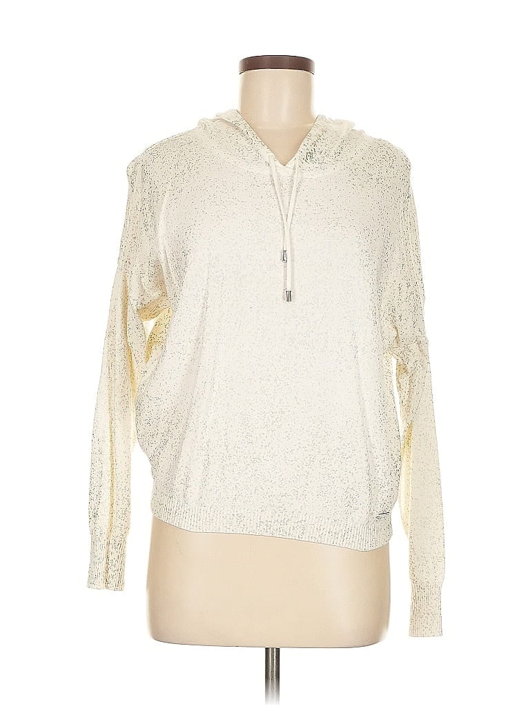 Pre-owned Calvin Klein Pullover Sweater In White