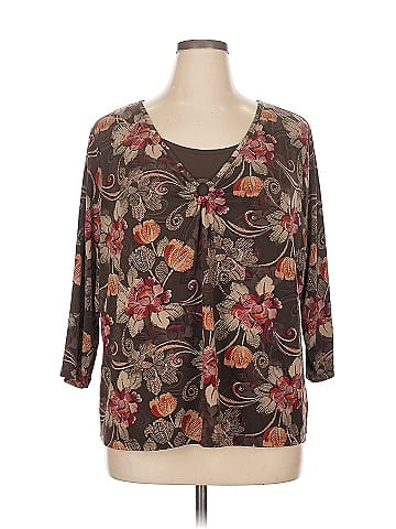 Croft & Barrow 3/4 Sleeve Blouse (view 1)
