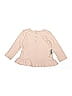 Baby Boden 100% Cotton Ivory Pink Long Sleeve Top Size 12-18 mo - photo 2