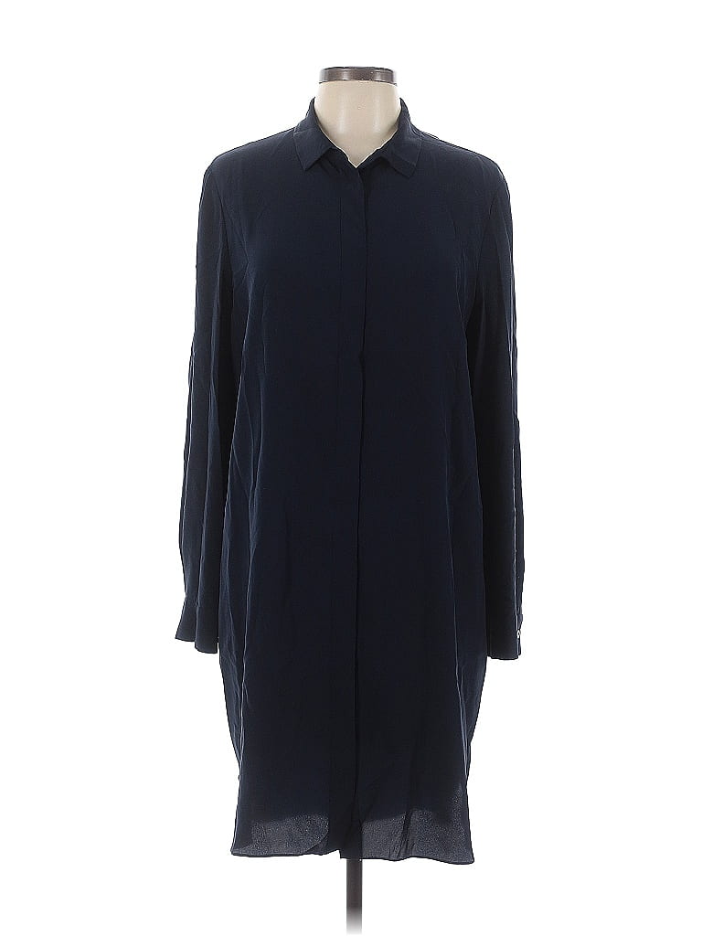 Magaschoni 100% Silk Blue Casual Dress Size 12 - photo 1