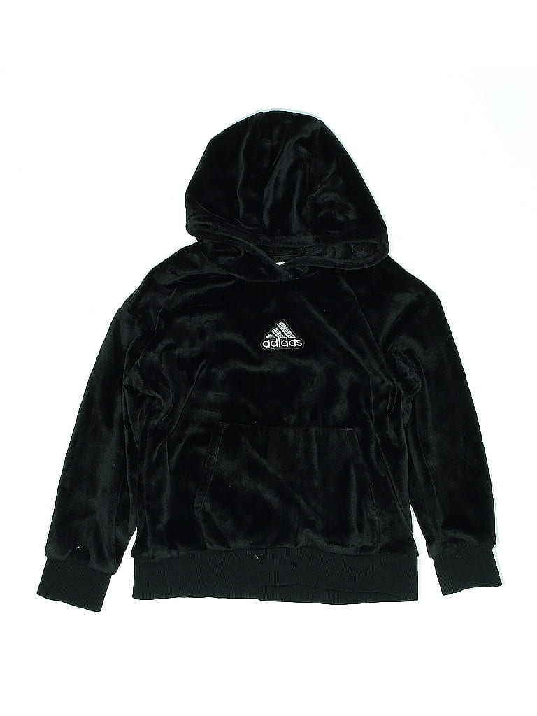 Click to view more detailed imagery on our partner's website Pre-owned Adidas Originals Kids' Pullover Hoodie In Black