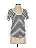 The Group by Babaton Stripes White Short Sleeve T-Shirt Size XS - photo 1