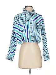 Solid & Striped Long Sleeve Blouse