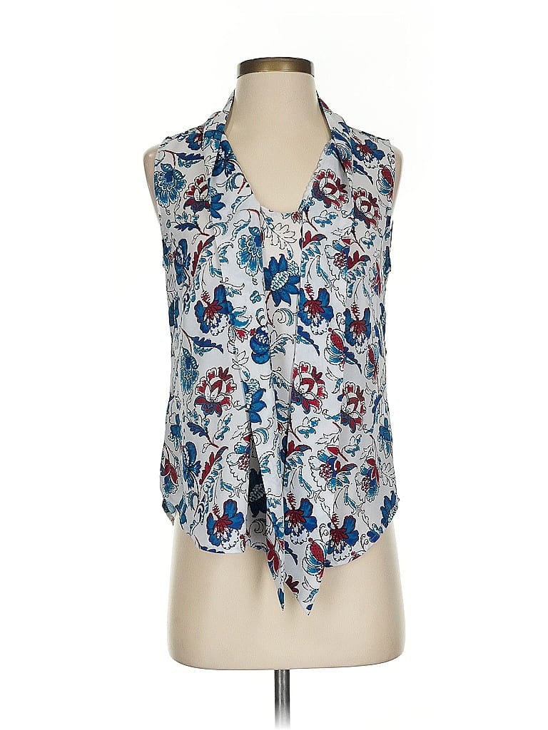 Click to view more detailed imagery on our partner's website Pre-owned Ann Taylor Sleeveless Blouse In Blue