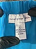 Susan Graver 100% Polyester Solid Blue Casual Pants Size L - photo 4