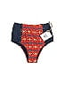 Roxy Graphic Red Swimsuit Bottoms Size S - photo 1