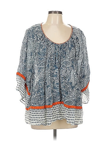 Calypso St. Barth 3/4 Sleeve Blouse (view 1)