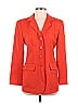 Donna Karan New York 100% Wool Orange Wool Blazer Size 4 - photo 1
