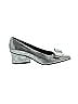 Salvatore Ferragamo Metallic Silver Heels Size 4 1/2 (wide) - photo 1
