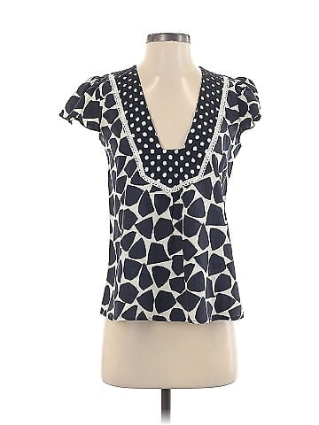 Corey Lynn Calter Short Sleeve Silk Top (view 1)