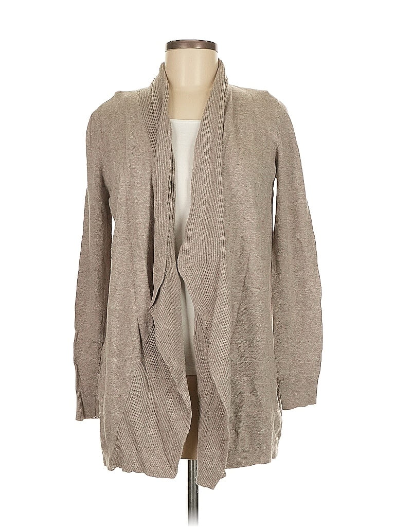 Pre-owned Ann Taylor Loft Cardigan Sweater In Brown