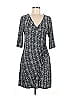Luigi Bertolli Paisley Gray Casual Dress Size M - photo 1