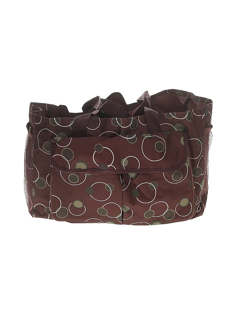Unbranded Polka Dots Brown Tote One size - photo 1