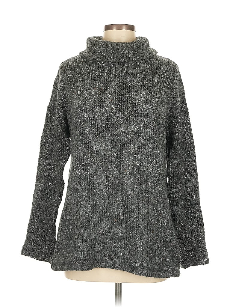 Pre-owned Splendid Turtleneck Sweater In Gray