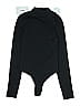 Hill House 100% Cotton Solid Black Bodysuit Size XS - photo 2