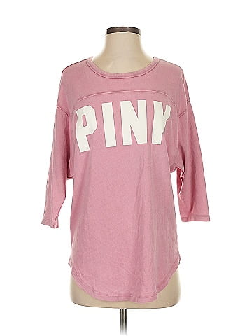Victoria's Secret Pink 3/4 Sleeve T-Shirt (view 1)