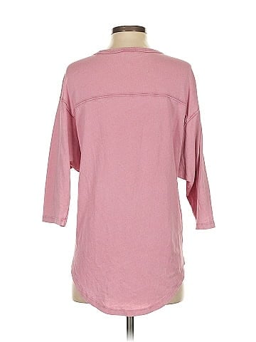 Victoria's Secret Pink 3/4 Sleeve T-Shirt (view 2)
