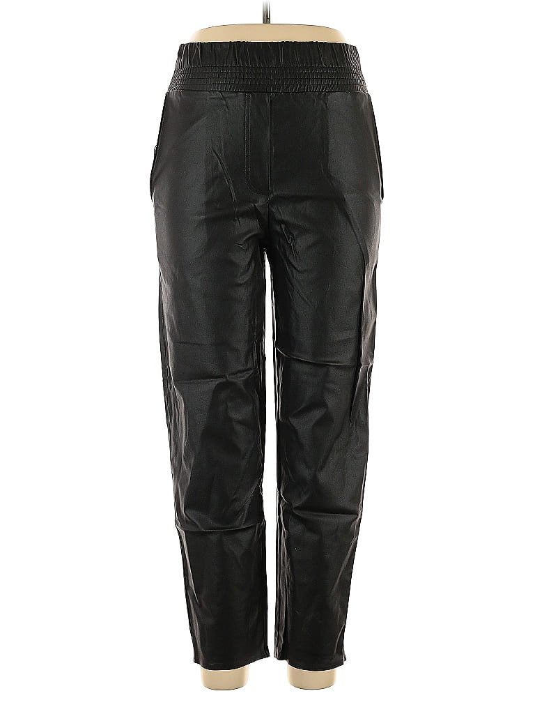 Pre-owned Philosophy Di Lorenzo Serafini Faux Leather Pants In Black