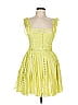 FP One 100% Cotton Yellow Cocktail Dress Size L - photo 1