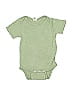 Kate Quinn Organics Solid Green Short Sleeve Onesie Size 3-6 mo - photo 1