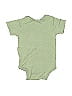 Kate Quinn Organics Solid Green Short Sleeve Onesie Size 3-6 mo - photo 2