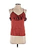 Harlyn 100% Polyester Burgundy Sleeveless Blouse Size S - photo 1