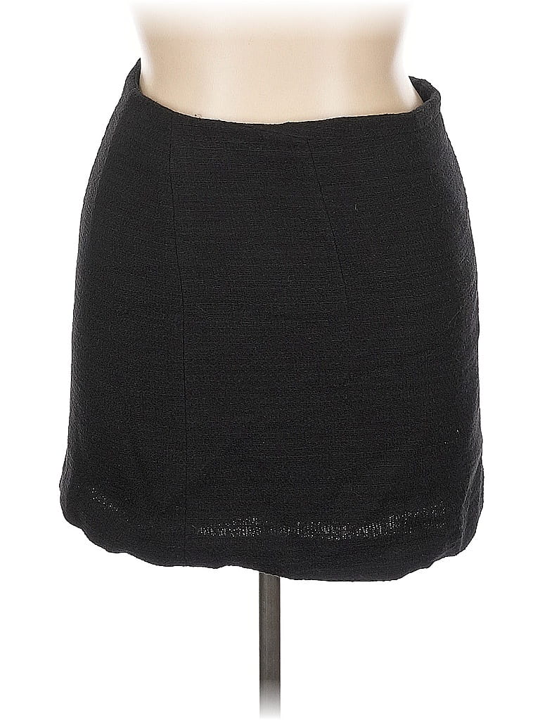 Pre-owned Mng Casual Skirt In Black
