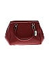 Coach 100% Leather Solid Burgundy Orange Leather Satchel One size - photo 1