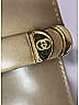 Gucci 100% Leather Solid Gray Brown Vintage Leather Crossbody Bag One size - photo 4