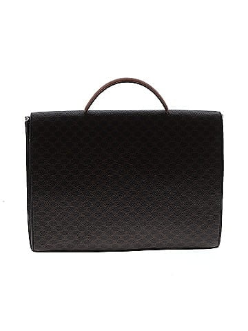 Céline Vintage Celine Macadam Briefcase (view 2)