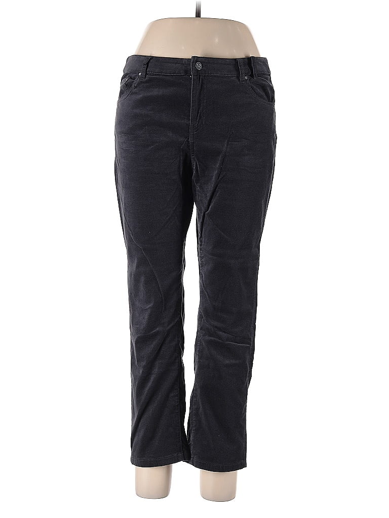 Pre-owned Nic + Zoe Casual Pants In Black